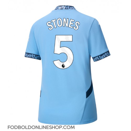 Manchester City John Stones #5 Hjemmebanetrøje Dame 2024-25 Kortærmet